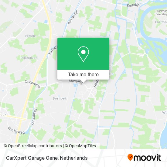 CarXpert Garage Oene map
