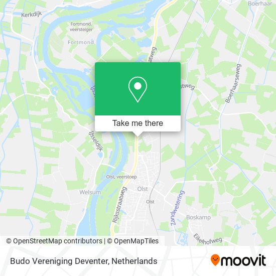 Budo Vereniging Deventer map