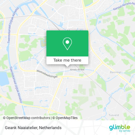 Geank Naaiatelier map