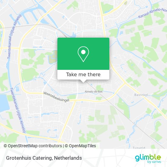 Grotenhuis Catering map