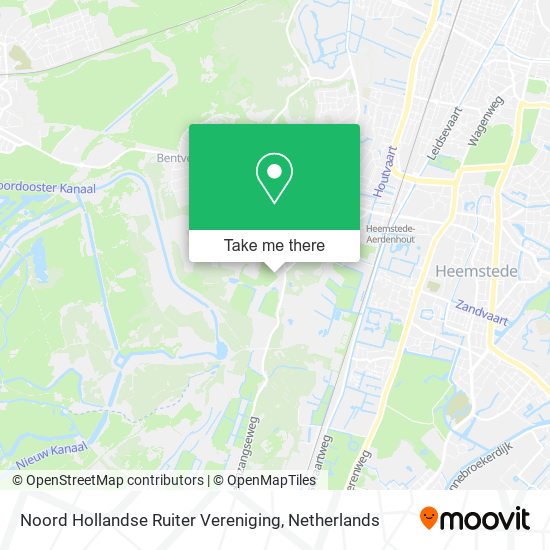 Noord Hollandse Ruiter Vereniging map