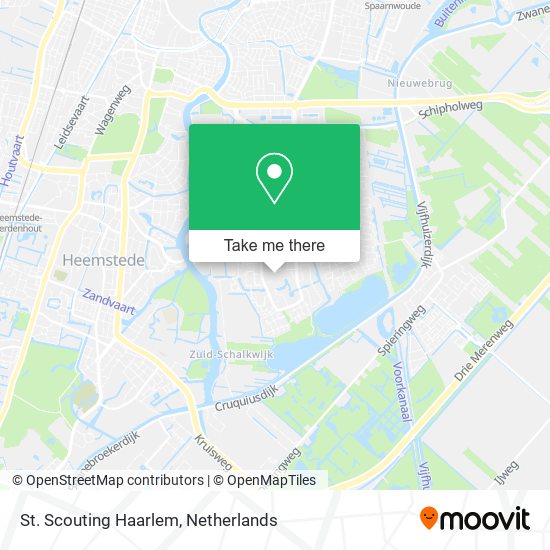 St. Scouting Haarlem map