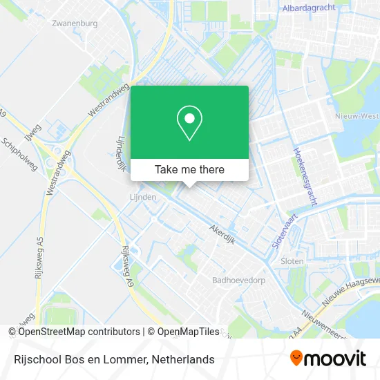 Rijschool Bos en Lommer map