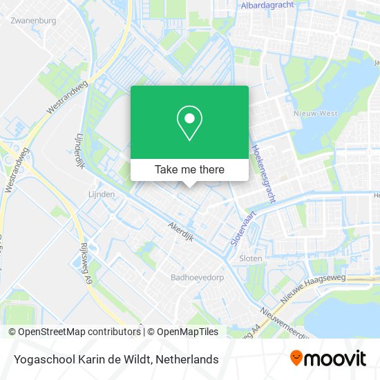 Yogaschool Karin de Wildt Karte