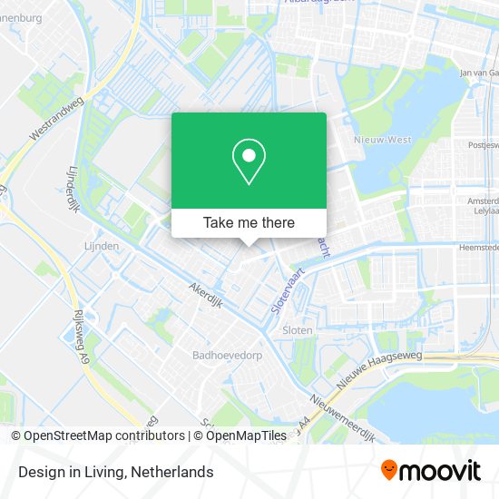 Design in Living map