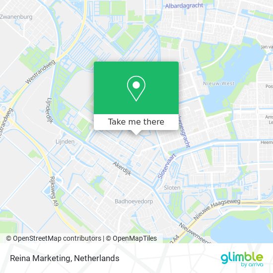 Reina Marketing map