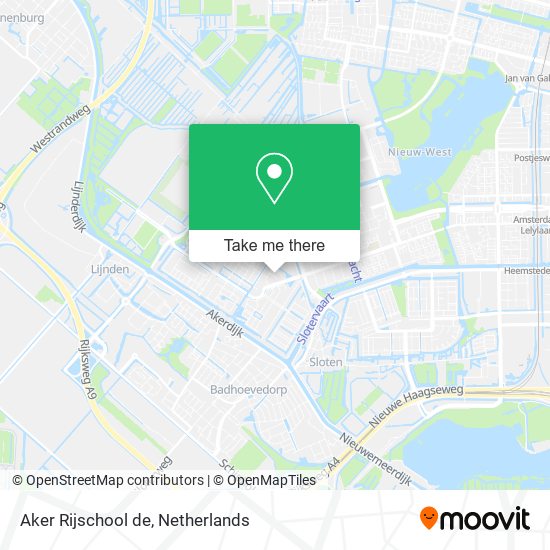 Aker Rijschool de map