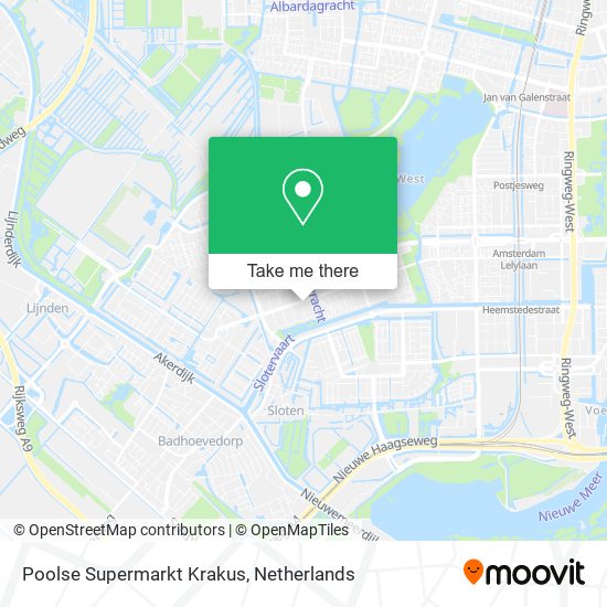 Poolse Supermarkt Krakus map