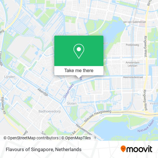 Flavours of Singapore map