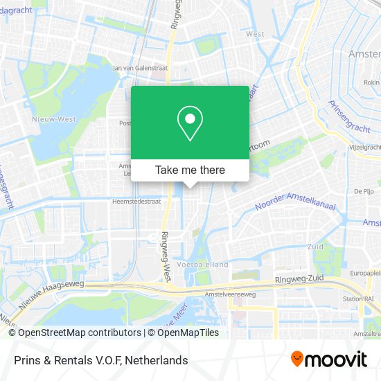 Prins & Rentals V.O.F map