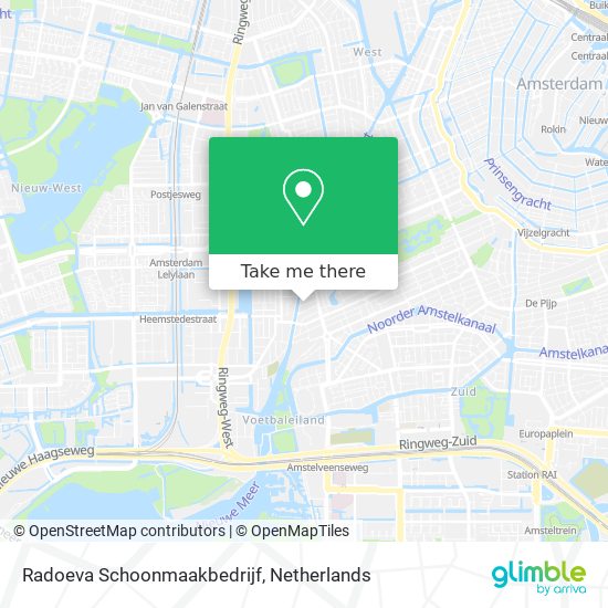 Radoeva Schoonmaakbedrijf map