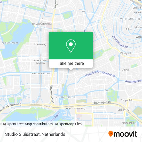 Studio Sluisstraat map