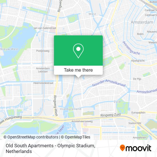 Old South Apartments - Olympic Stadium map