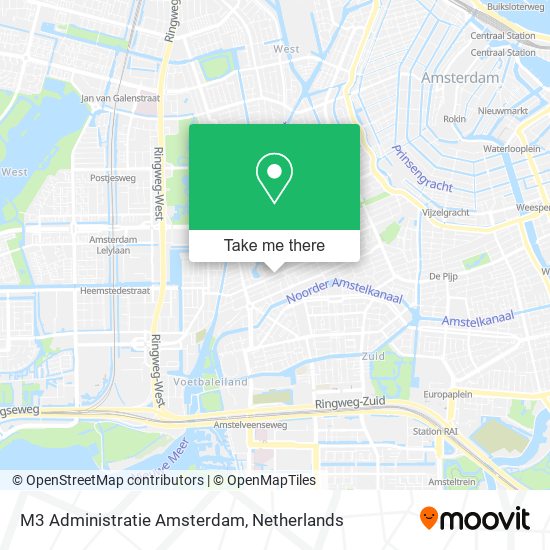 M3 Administratie Amsterdam map