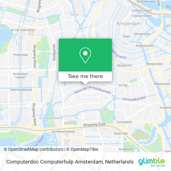 Computerdoc Computerhulp Amsterdam map