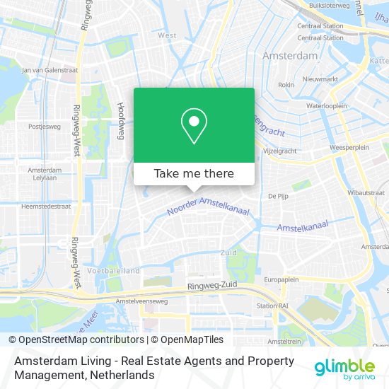 Amsterdam Living - Real Estate Agents and Property Management Karte