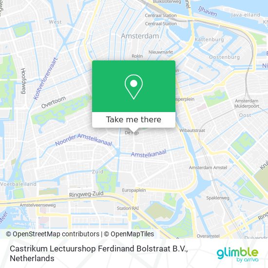 Castrikum Lectuurshop Ferdinand Bolstraat B.V. map