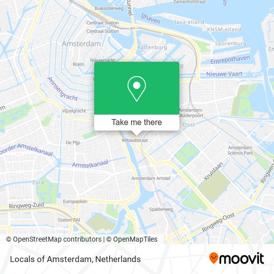 Locals of Amsterdam map