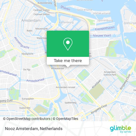 Nooz Amsterdam map