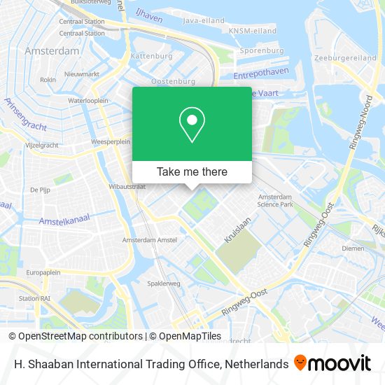 H. Shaaban International Trading Office map