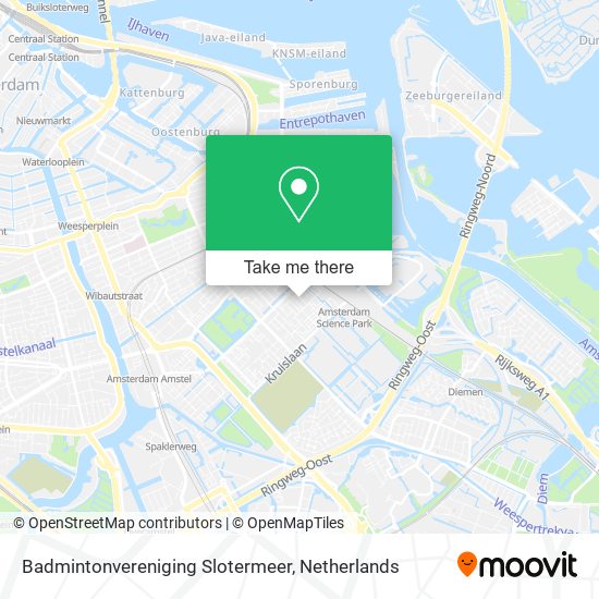 Badmintonvereniging Slotermeer map