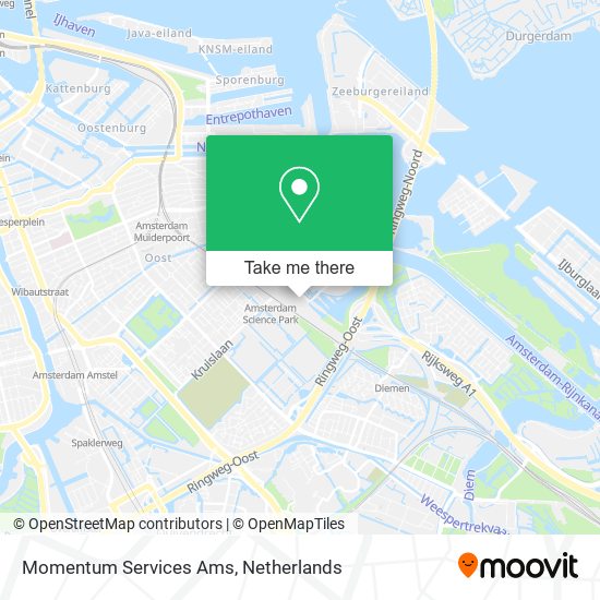 Momentum Services Ams map