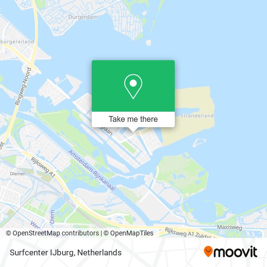 Surfcenter IJburg map