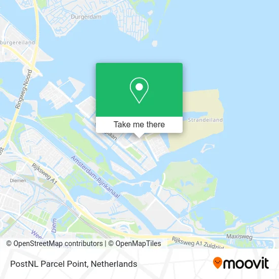 Postnl Pakketpunt map