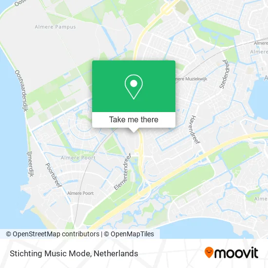 Stichting Music Mode map