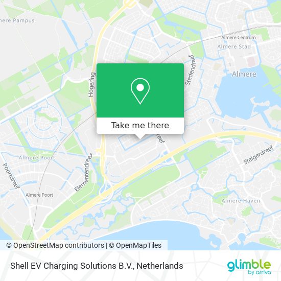 Shell EV Charging Solutions B.V. map