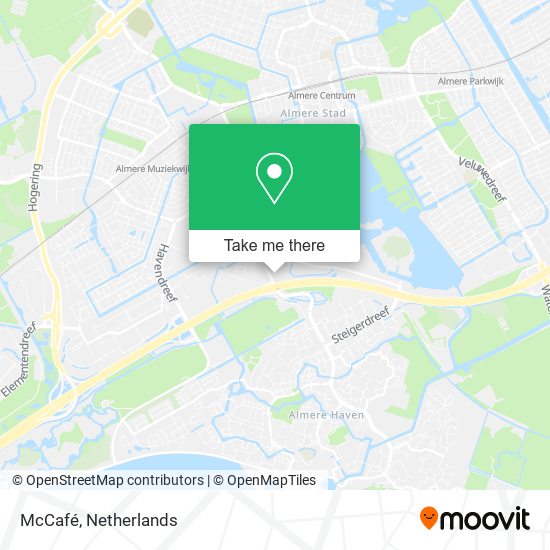 McCafé map