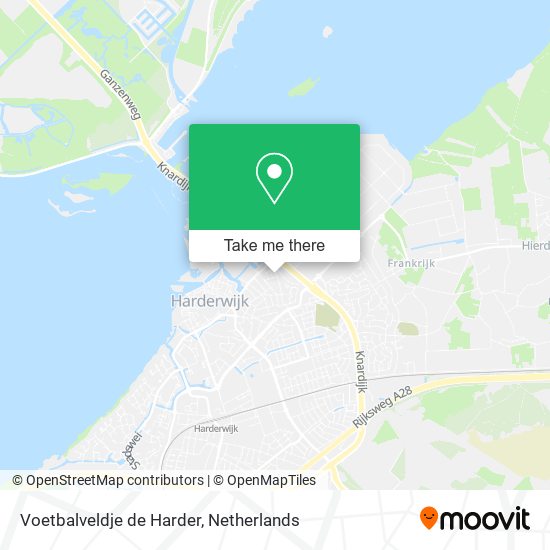 Voetbalveldje de Harder map