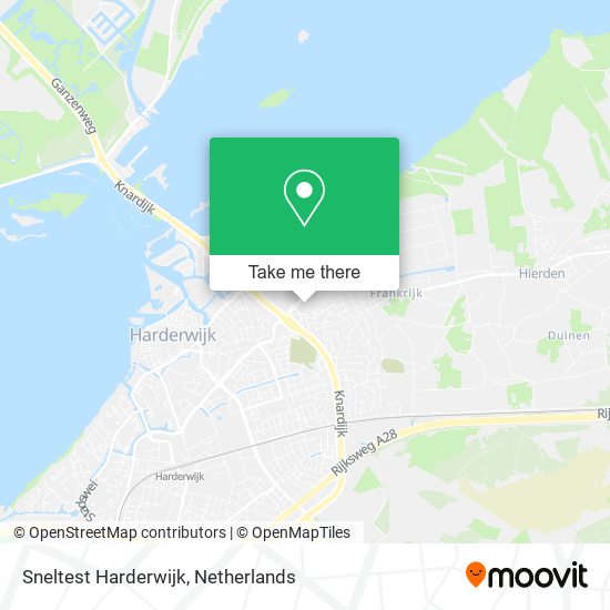 Sneltest Harderwijk map