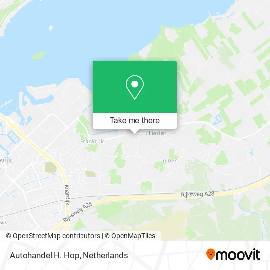 Autohandel H. Hop map