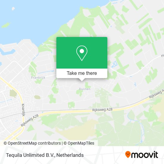 Tequila Unlimited B.V. map