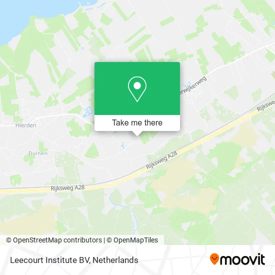 Leecourt Institute BV map