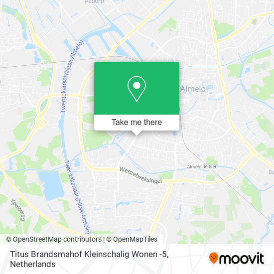 Titus Brandsmahof Kleinschalig Wonen -5 map