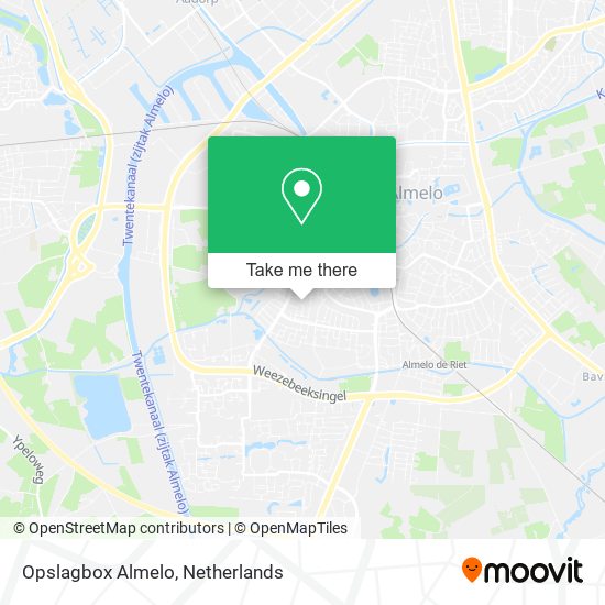 Opslagbox Almelo map