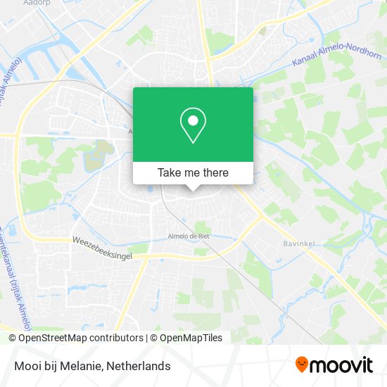 Mooi bij Melanie map