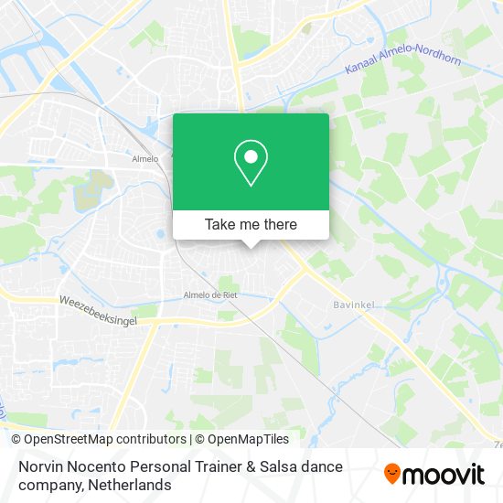 Norvin Nocento Personal Trainer & Salsa dance company map
