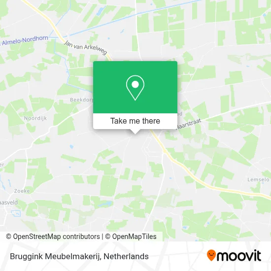 Bruggink Meubelmakerij map