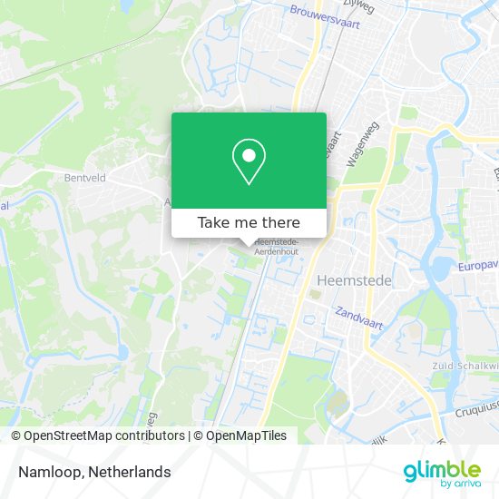 Namloop map