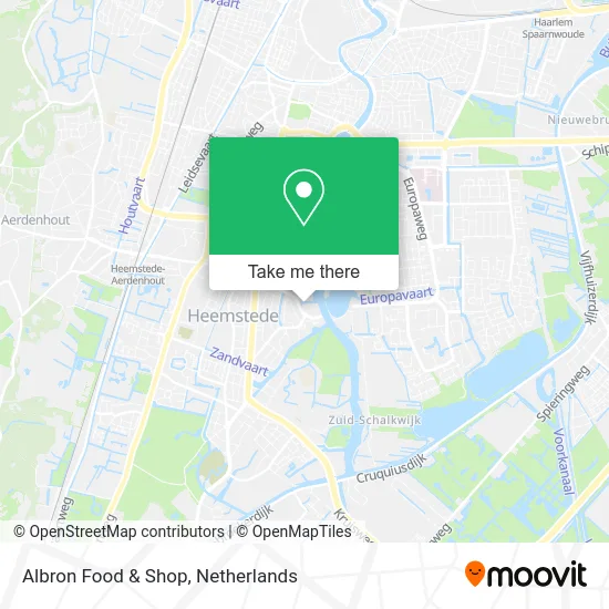 Albron Food & Shop map