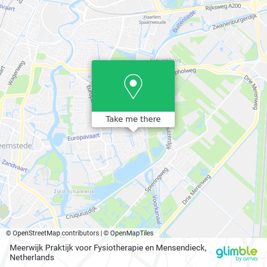 Meerwijk Praktijk voor Fysiotherapie en Mensendieck map