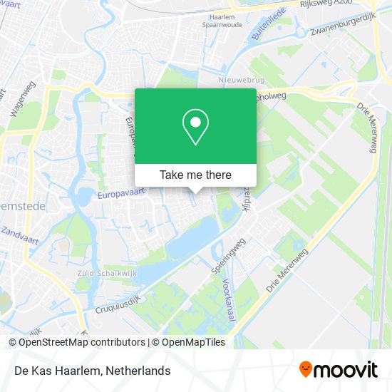 De Kas Haarlem map