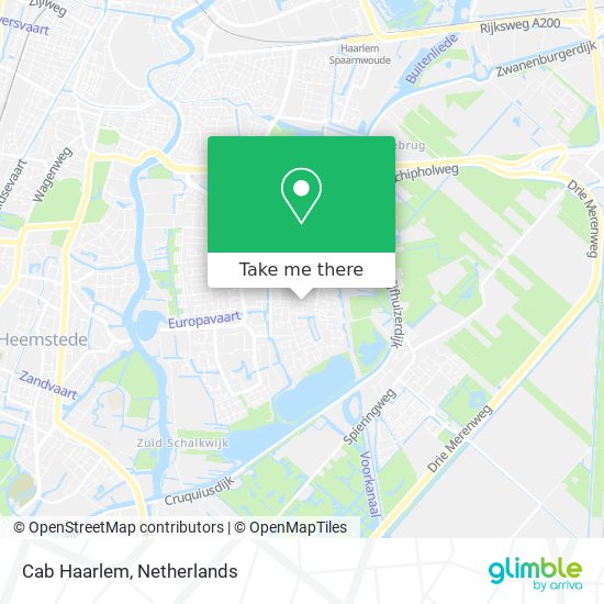 Cab Haarlem map