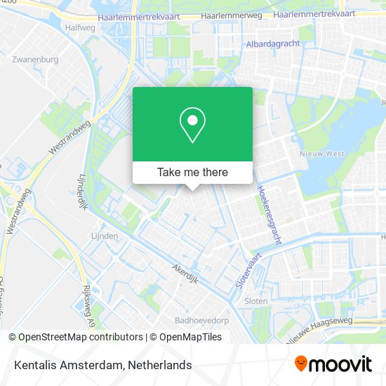 Kentalis Amsterdam map