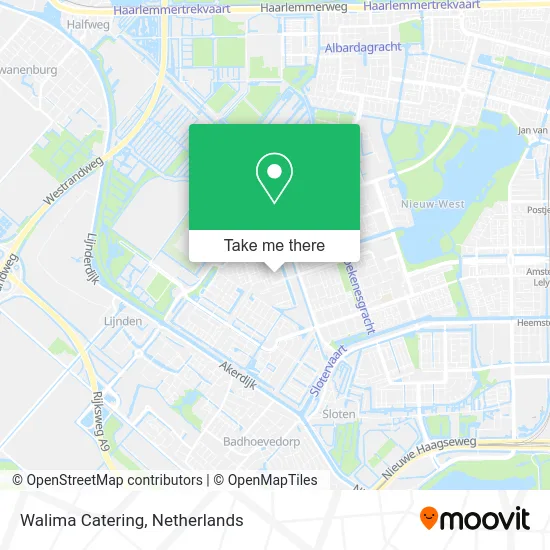 Walima Catering map