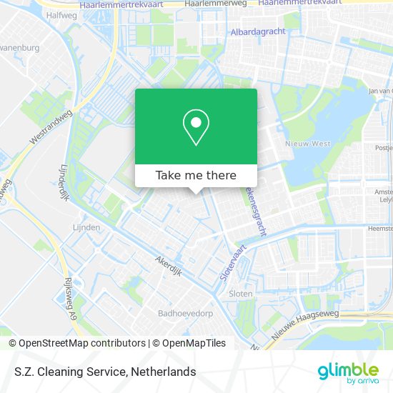 S.Z. Cleaning Service map