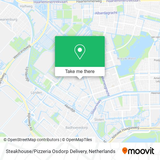 Steakhouse / Pizzeria Osdorp Delivery map